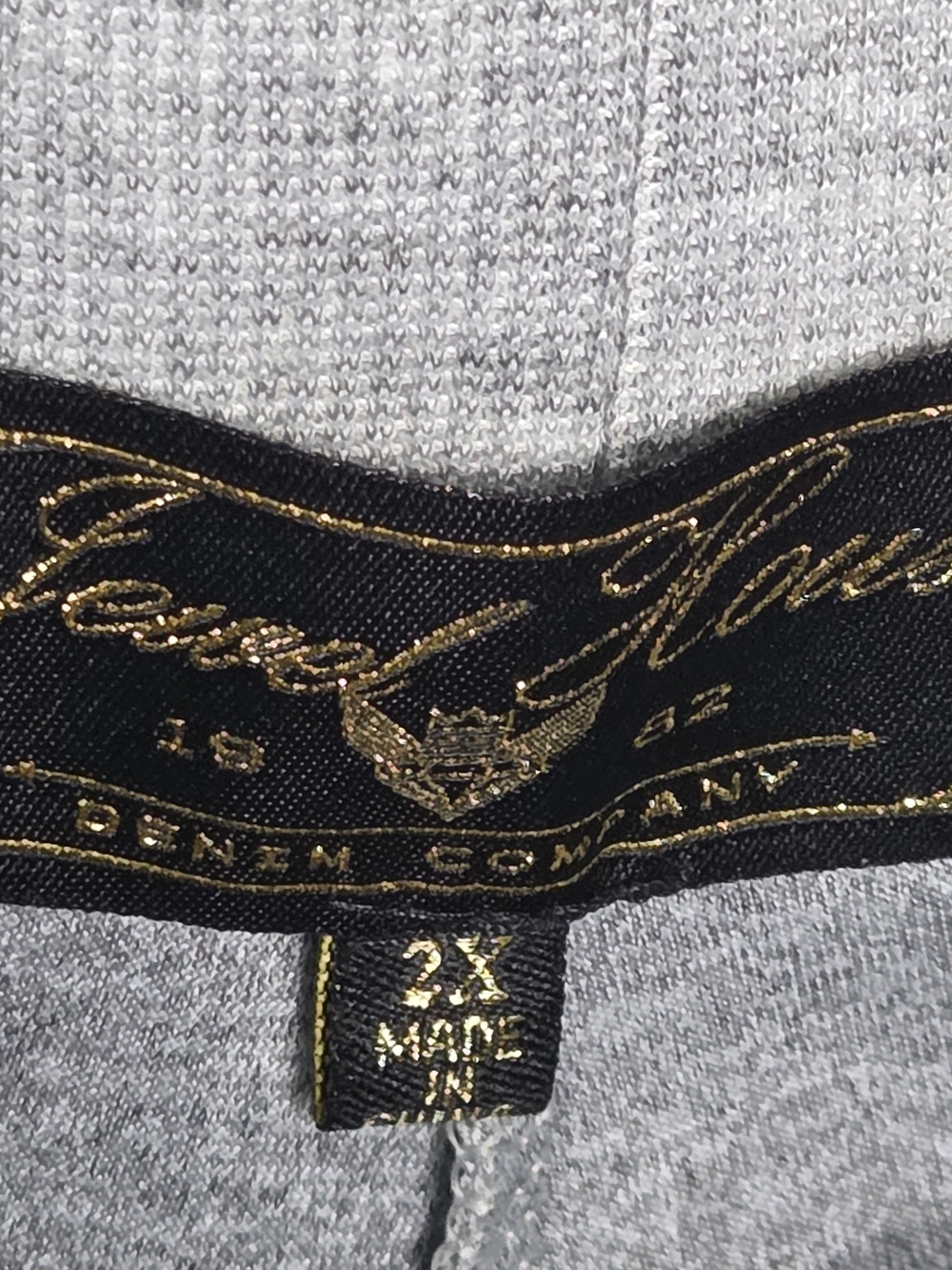 Womens Grey Jogger Sweatpants with Colorful Side Print - Picture 2 of 3